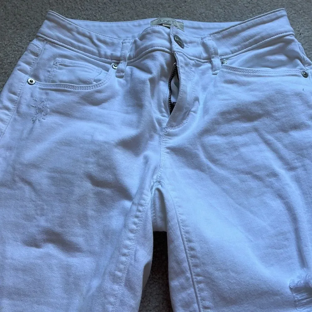 Loft curvy skinny crop size 0 - Picture 3 of 4